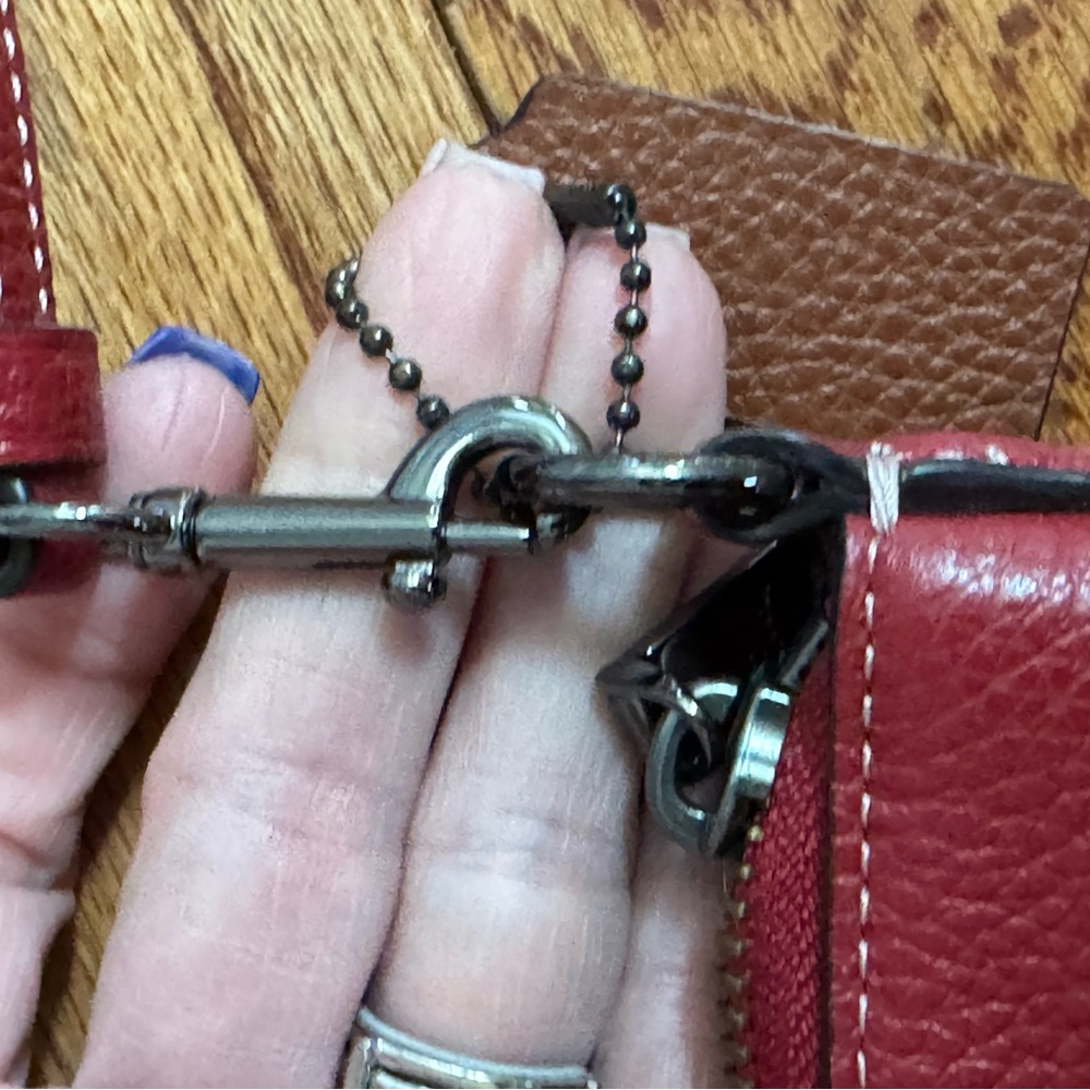 RARE COACH Minnie Mouse Kitt Messenger Crossbody Motif Red Leather Bag - NWOT‎ - Picture 10 of 13